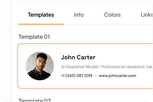 Choose Your Signature Layout