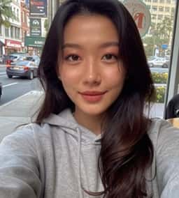 Selfie used to create AI headshot