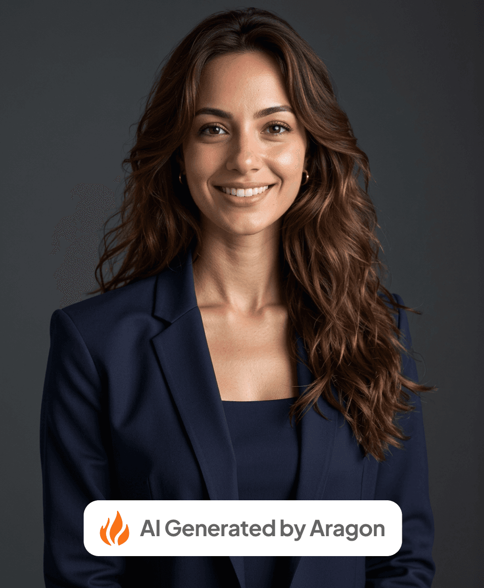 AI headshot generated by Aragon