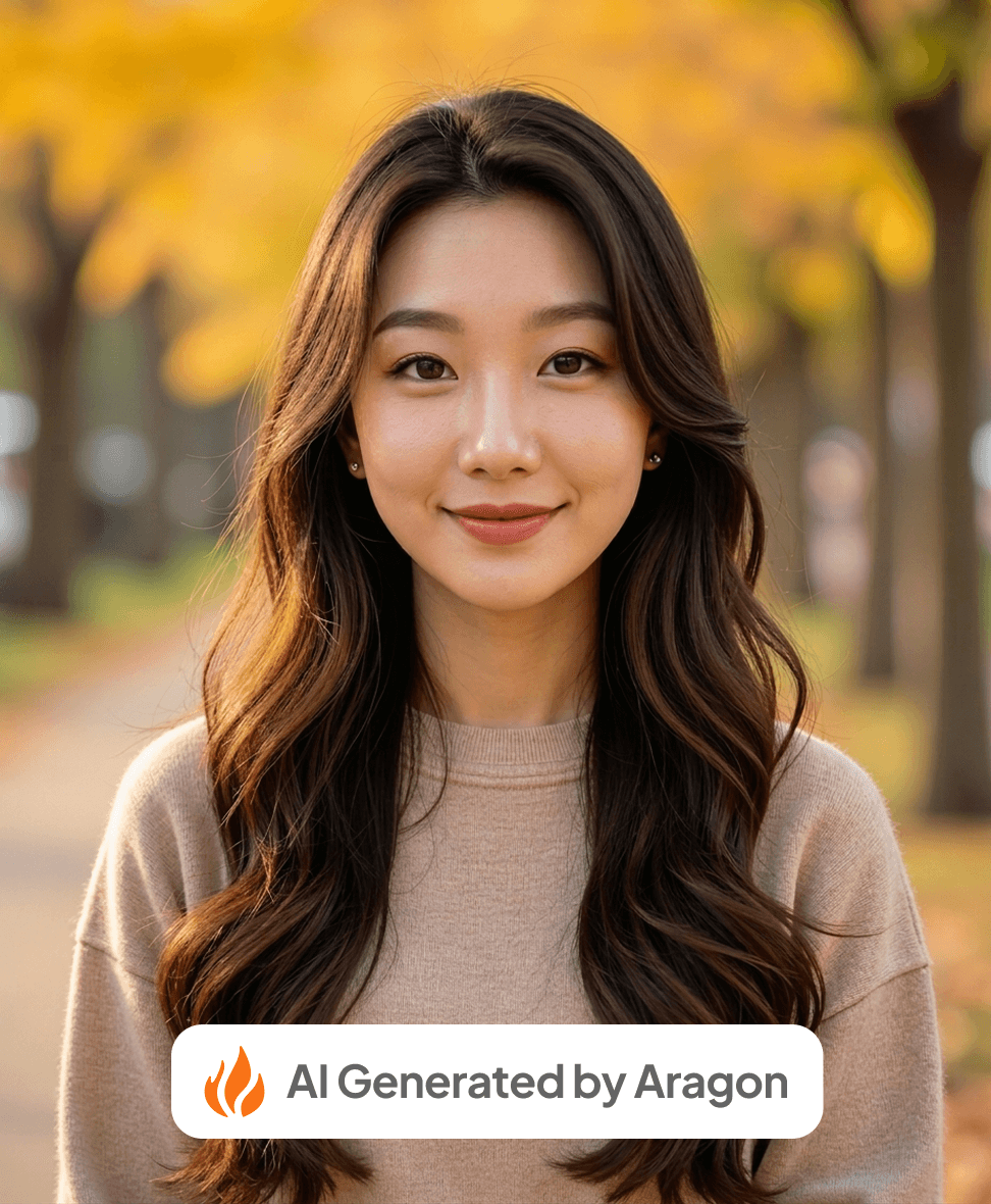 AI headshot generated by Aragon