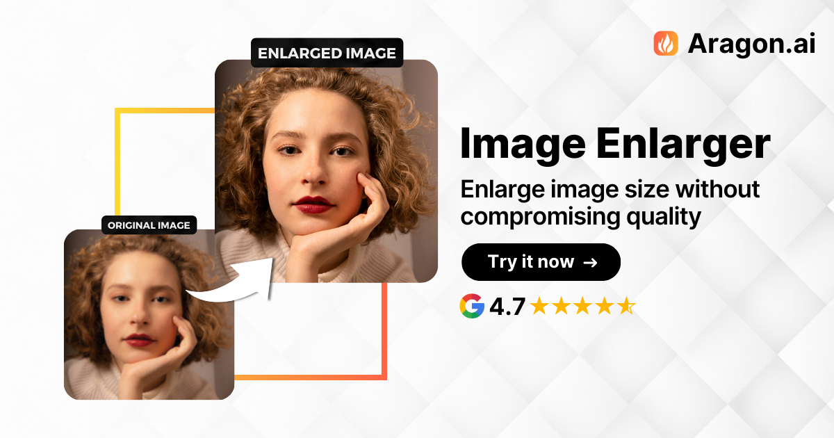 Free Image Enlarger Tool | Aragon.ai