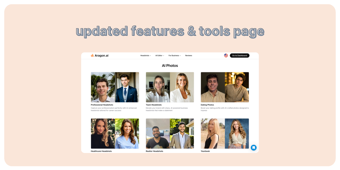 Features & Tools Page