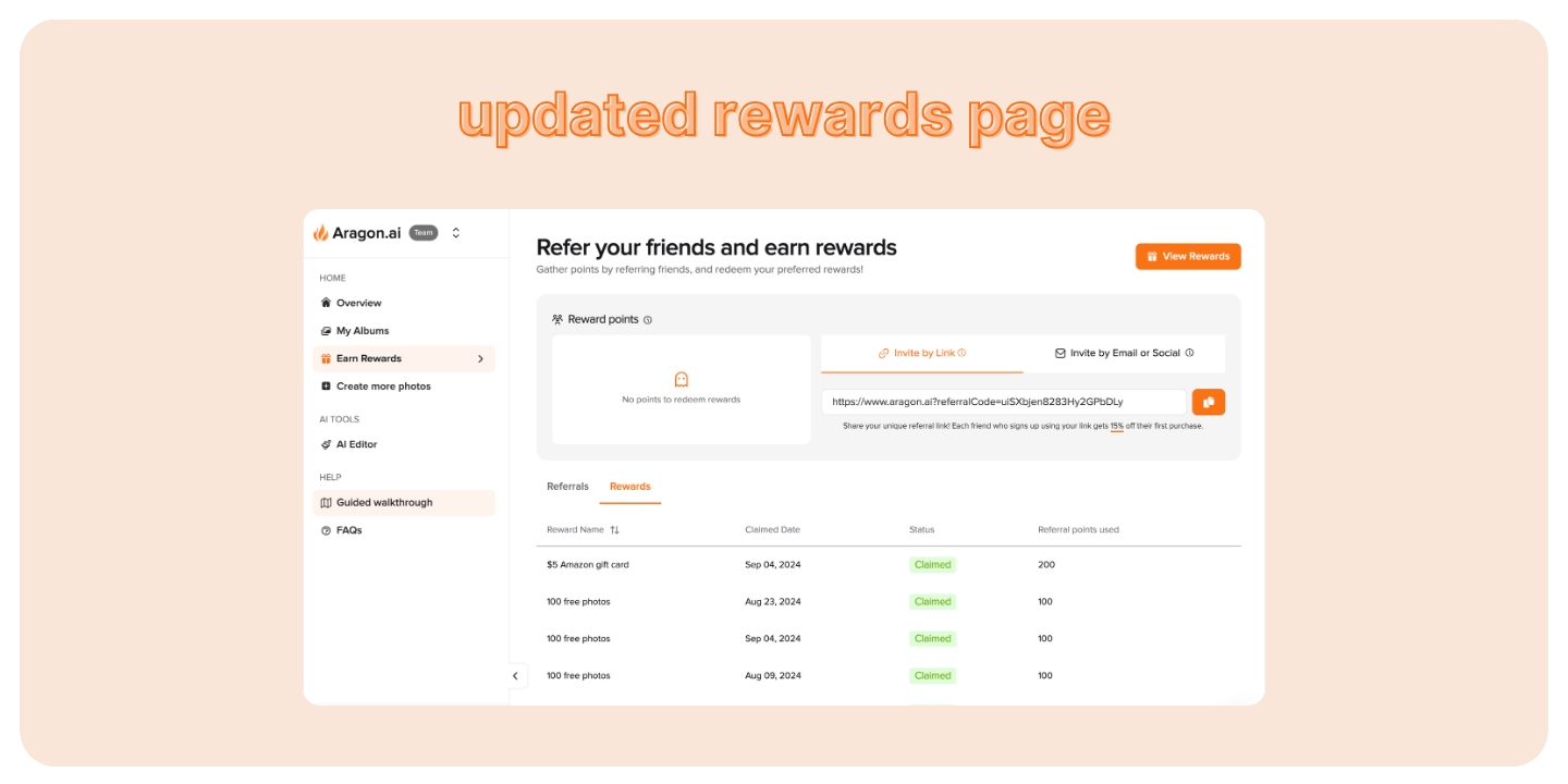 Rewards Page